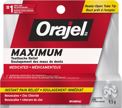 Maximum Toothache Relief Double Medicated Gel | Orajel