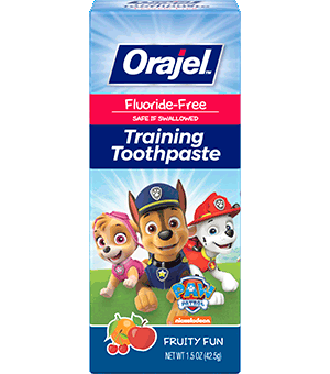 training tooth paste