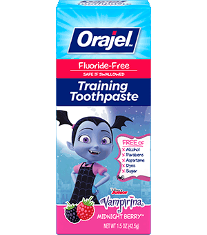 orajel fluoride free toothpaste